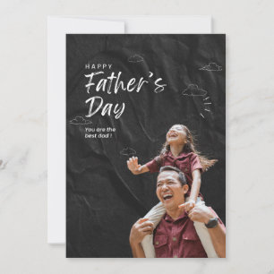 Custom Happy Vatertag Card für Vater Einladung