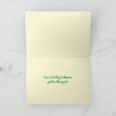 Custom Happy Vatertag Foto-Karte Karte (Innenseite)