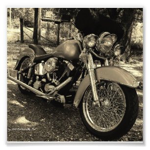 Custom Harley Fotodruck