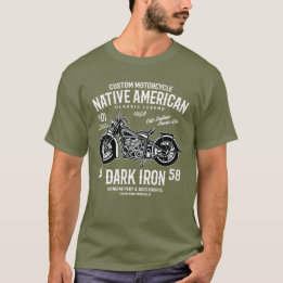 Custom Harley Indian Motorrad Classic Legend T-Shirt