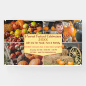 Custom Harvest Festival Celebration Banner (Horizontal)