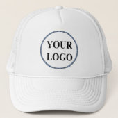 Custom Hat Baseball trucker Cap ADD YOUR LOGO Truckerkappe (Vorderseite)