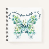 Custom hat er alles schöne Schrift gemacht Notizblock (Vorderseite)