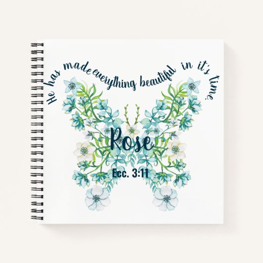 Custom hat er alles schöne Schrift gemacht Notizblock (Vorderseite)