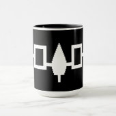 Custom Haudenounite Confederacy Flag Tasse (Zentrum)