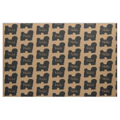Custom Havanese Dog Fabric Stoff (Fat Quarter (45,7 x 55,9 cm))