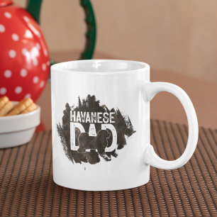 Custom Havanese Vater Vatertag Hund Lover Kaffeetasse