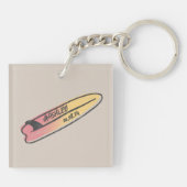 Custom Hawaii Beach Surfer Sommerurlaub Geschenk Schlüsselanhänger (Rückseite)