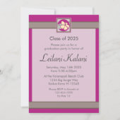 Custom Hawaii Hibiskus Graduierung Einladungen (Vorderseite)