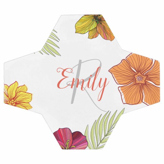 Custom Hawaiian Aloha Floral Fußball (Flach)