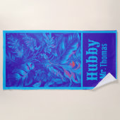 Custom Hawaiian Beach Handtuch (Vorderseite)