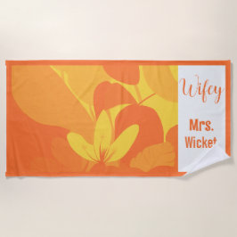 Custom Hawaiian Beach Handtuch