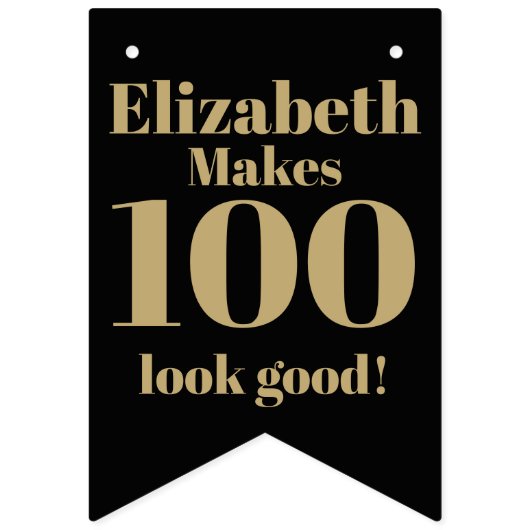 Custom Head Funny Funny Funny Face Personalisiert Wimpelkette (Zweite Fahne)