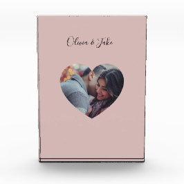 Custom Heart Foto Newlyweds Wedding-Geschenk