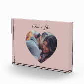 Custom Heart Foto Newlyweds Wedding-Geschenk (Rechts)