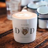 Custom Heart Foto Vater | Bester Vater je Espressotasse