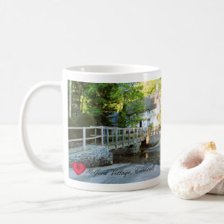 Custom Heart Helford Village Bridge Cornwall Foto Kaffeetasse