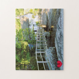 Custom Heart Helford Village Bridge Cornwall Foto Puzzle