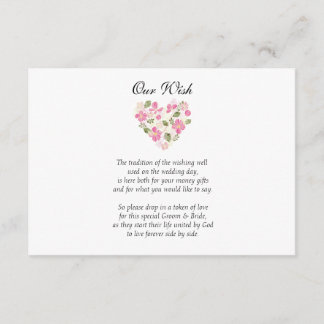 Custom Heart Hochzeit wünschen eine gute Einladung