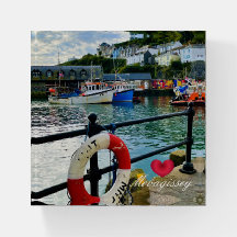 Custom Heart Mevagissey Hafen Lifebuoy Cornwall