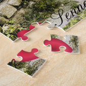 Custom Heart Sennen Hafenboote Cornwall Foto Puzzle (Seite)