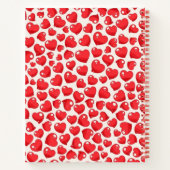 Custom Heart Spiral Notebook Notizblock (Rückseite)