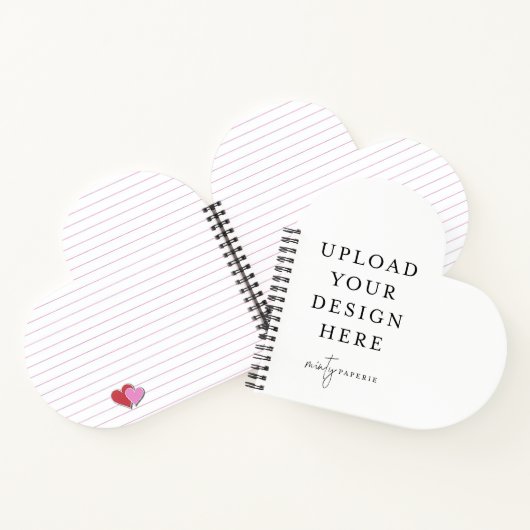 Custom Heart Spiral Notebook Notizblock (Innenseite)