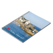 Custom Heart St Ives Harbour Pier Cornwall Foto Notizblock (Linke Seite)