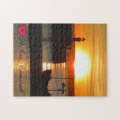 Custom Heart St Ives Harbour Sun Cornwall Foto Puzzle (Horizontal)