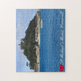 Custom Heart St Michaels Mount Cornwall Foto Puzzle