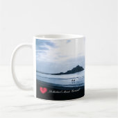 Custom Heart St Michaels Mount Cornwall + Pferde Kaffeetasse (Links)