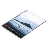 Custom Heart St Michaels Mount Cornwall + Pferde Notizblock (Linke Seite)