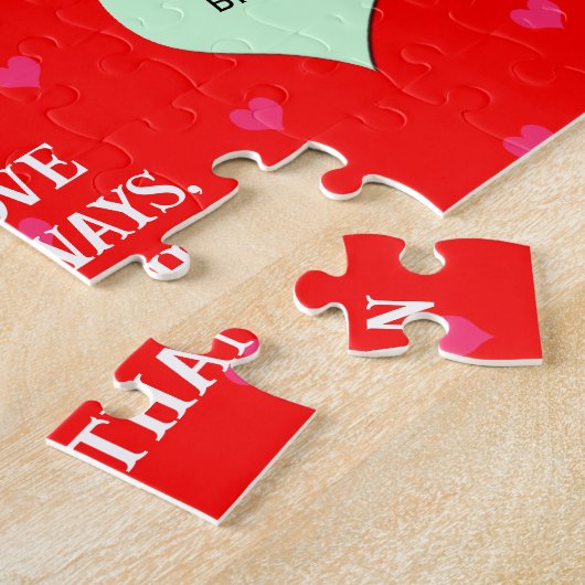 Custom Heart werden Sie meine Bridge Jigsaw Puzzle (Seite)