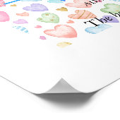 Custom Heartbeat Milestone Poster - Personalized D (Ecke)