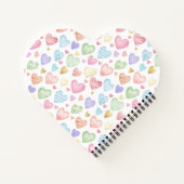 Custom Heartbeat Photo Notebook - Personalized Dat Notizblock (Rückseite)