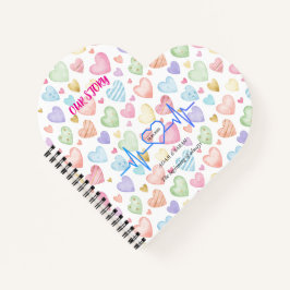 Custom Heartbeat Photo Notebook - Personalized Dat Notizblock