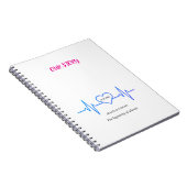 Custom Heartbeat Photo Notebook - Personalized Dat Notizblock (Rechte Seite)