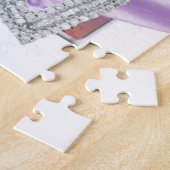 Custom Hearts Lavender Ribbon Puzzle (Seite)