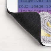 Custom Hearts Lemon Ribbon Maus Pad Mousepad (Ecke)