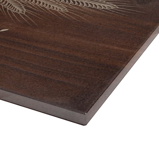 Custom Hebrew Hamotzi Shabbat Challah Schneidebrett (Ecke)