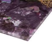 Custom Hebrew Lichvod Shabbat Imitats Ametyst Chal Schneidebrett (Ecke)