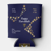 Custom Hebrew Stars HANUKKAH Dosenkühler (Vorderseite)