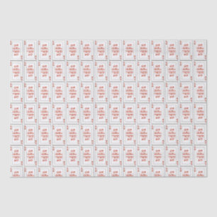 Custom Hebrew Venachafoch-hu Purim Mishloach Manot Seidenpapier