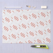 Custom Hebrew Venachafoch-hu Purim Mishloach Manot Seidenpapier (Handwerk)