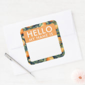 Custom Hello Mein Name ist Aufkleber (Umschlag)