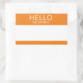 Custom HELLO Mein Name ist Aufkleber Abzeichen Lee (Tasche)