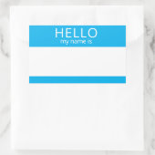 Custom HELLO Mein Name ist Aufkleber Abzeichen Lee (Tasche)