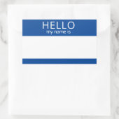 Custom HELLO Mein Name ist Aufkleber Abzeichen Lee (Tasche)