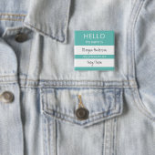 Custom HELLO Mein Name Pronouns ist Abzeichen Button (Beispiel)