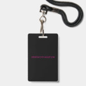 Custom Hen Party Festival Access Pass VIP Ausweis (Rückseite mit Lanyard)